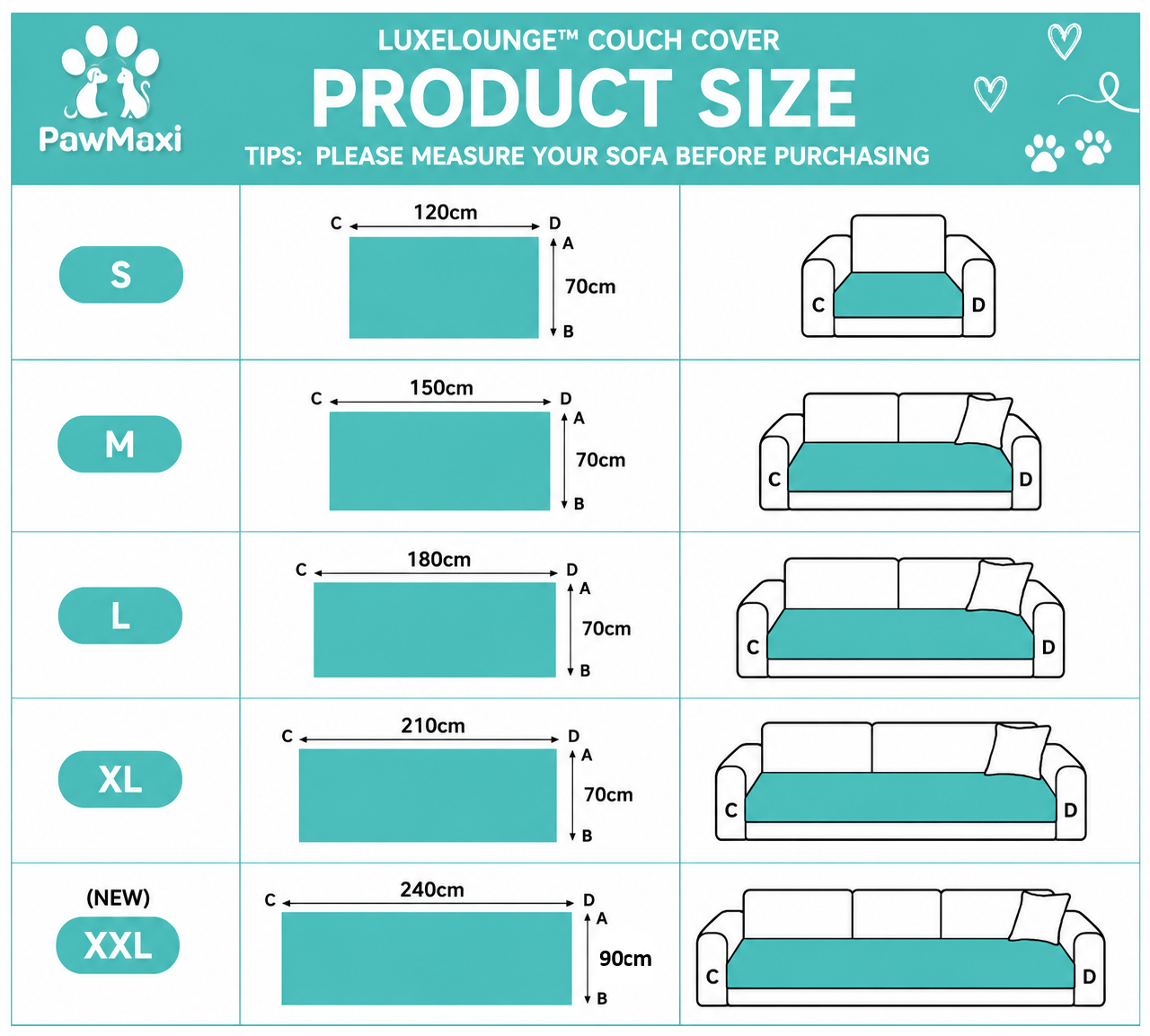 LuxeLounge™ Couch Cover