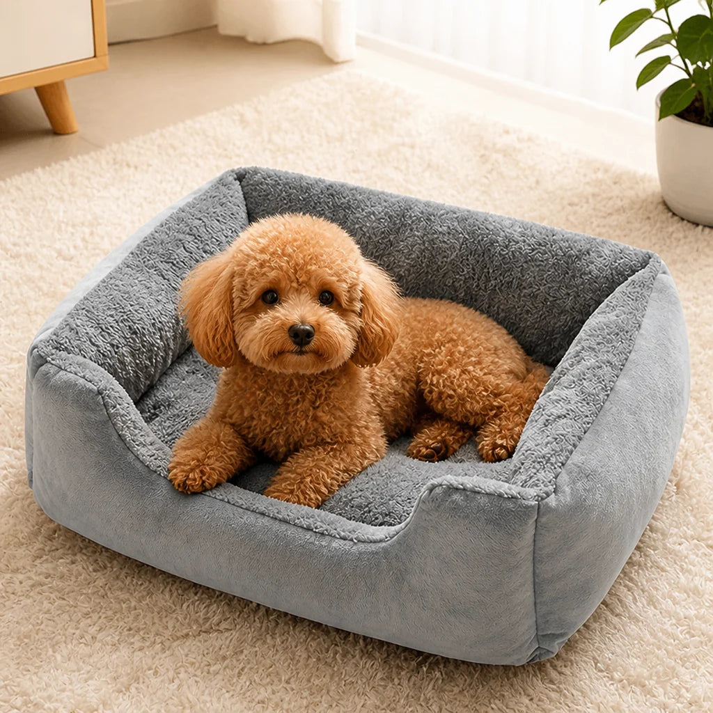 🛏️ SnuggleNest™ Plush Pet Bed