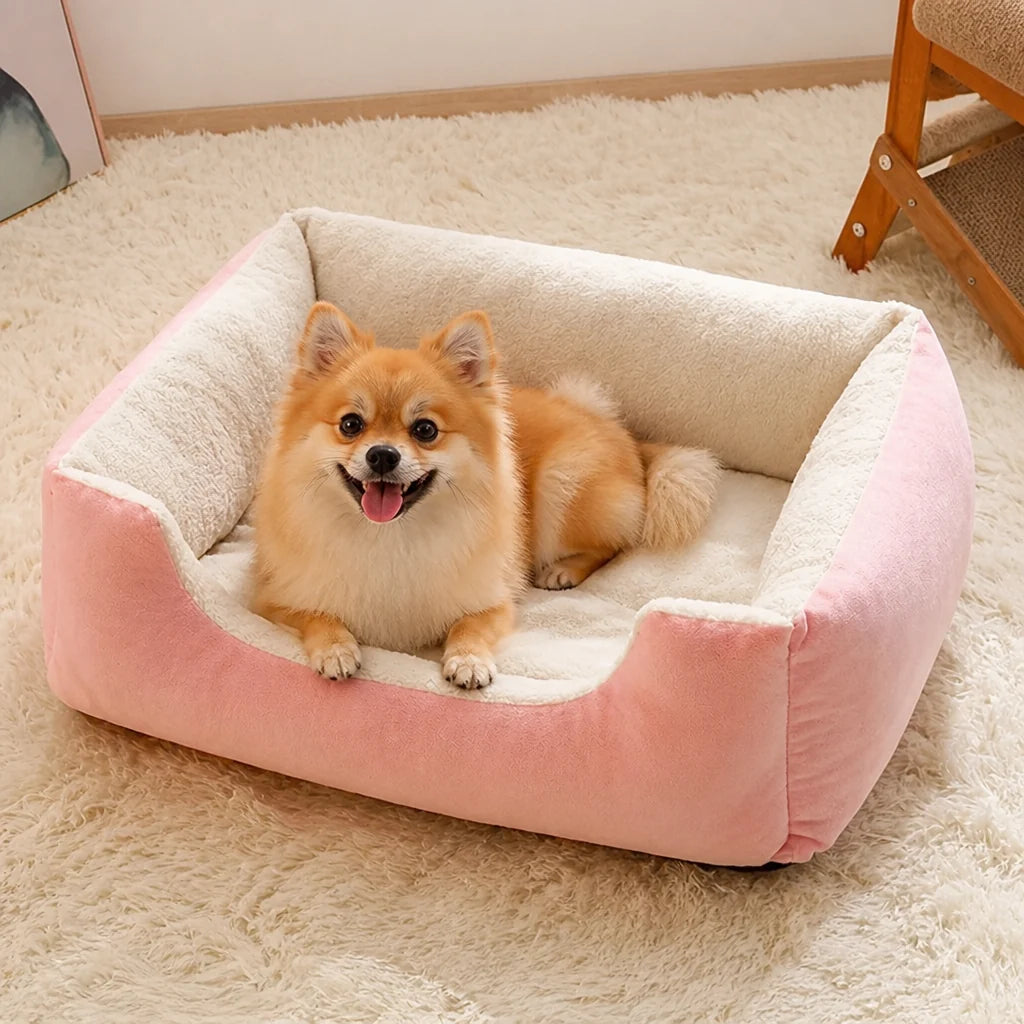 🛏️ SnuggleNest™ Plush Pet Bed